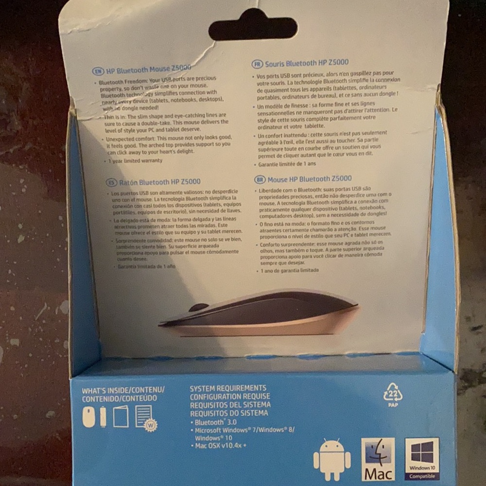 Oh Bluetooth mouse z5000 - Picture 2 of 2